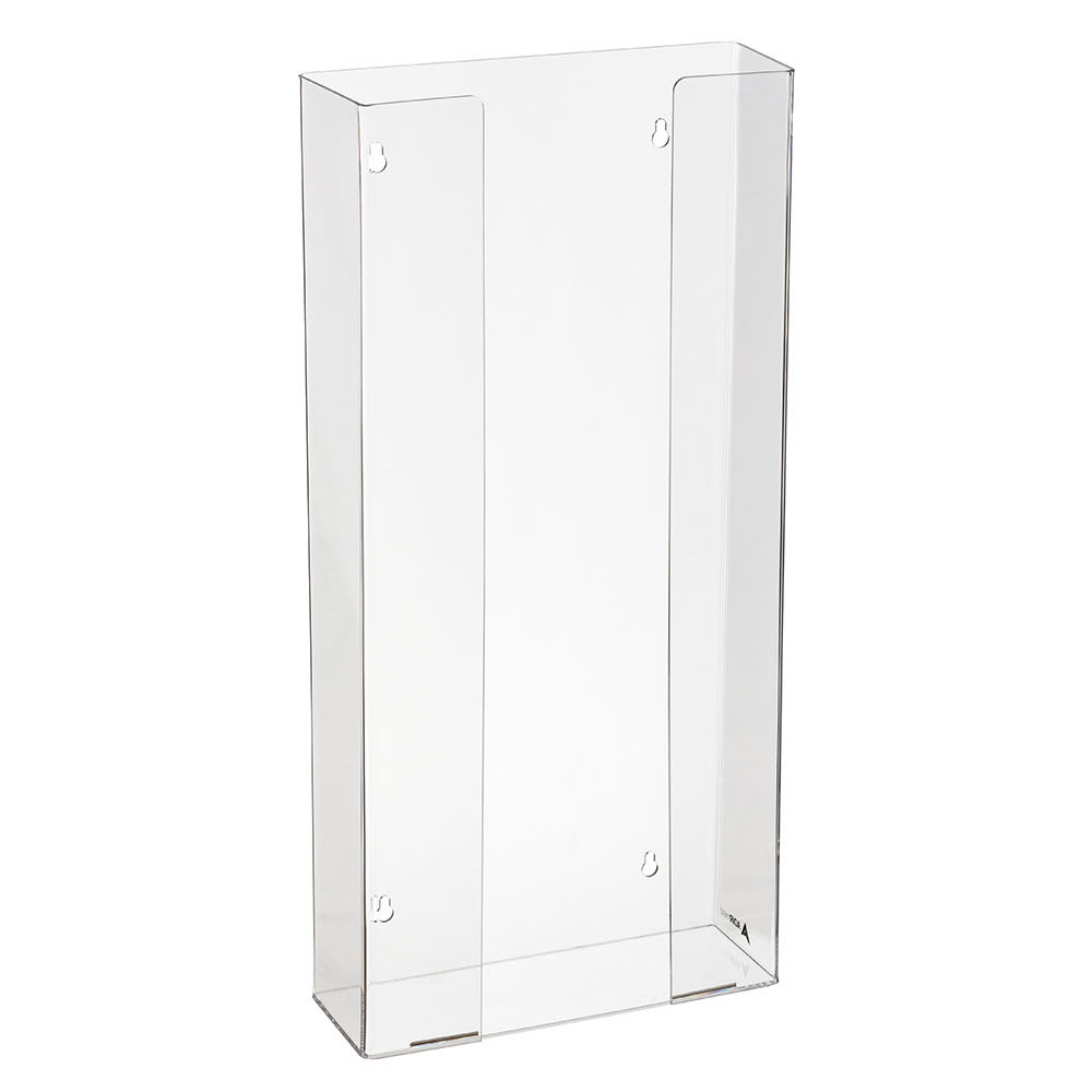 Alpine Industries 902-04 Wall-Mount Glove Dispenser w/ (4) Box Capacity - Acrylic, Clear