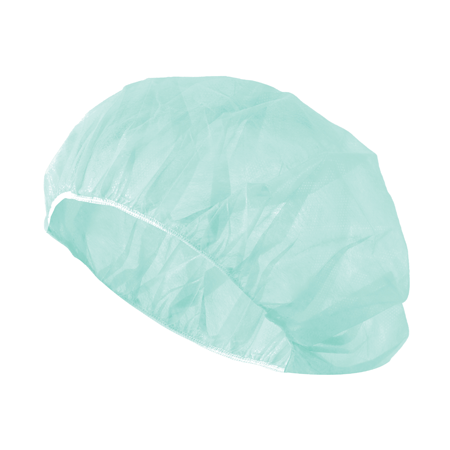 Bouffant Caps, 24 Inch, Green, 1000/Carton (6624GR)