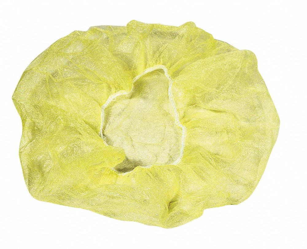 Bouffant Caps Yellow, 24 Inch, 1000/Carton (6624Y)
