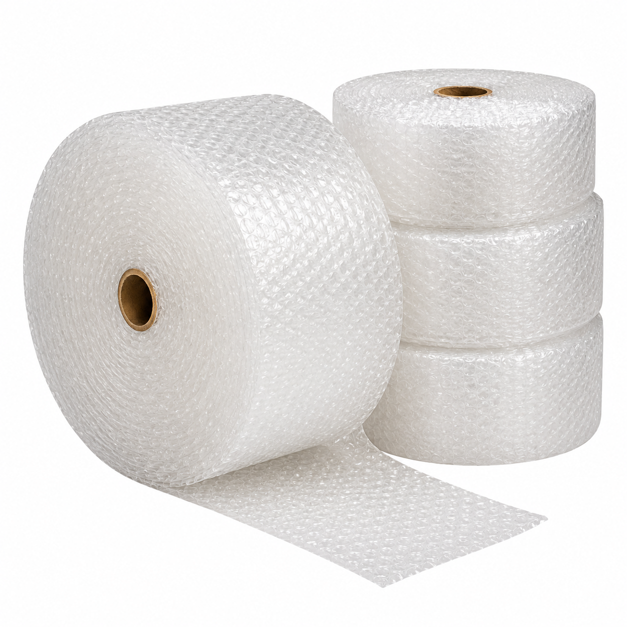Bubble Cushioning Wrap, 12" x 250,' 4 Rolls Per Bundle, Perf 12"