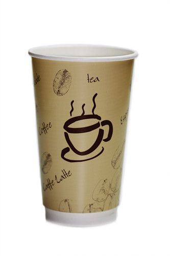 8 Oz Double Wall Paper Cup, 500/Carton