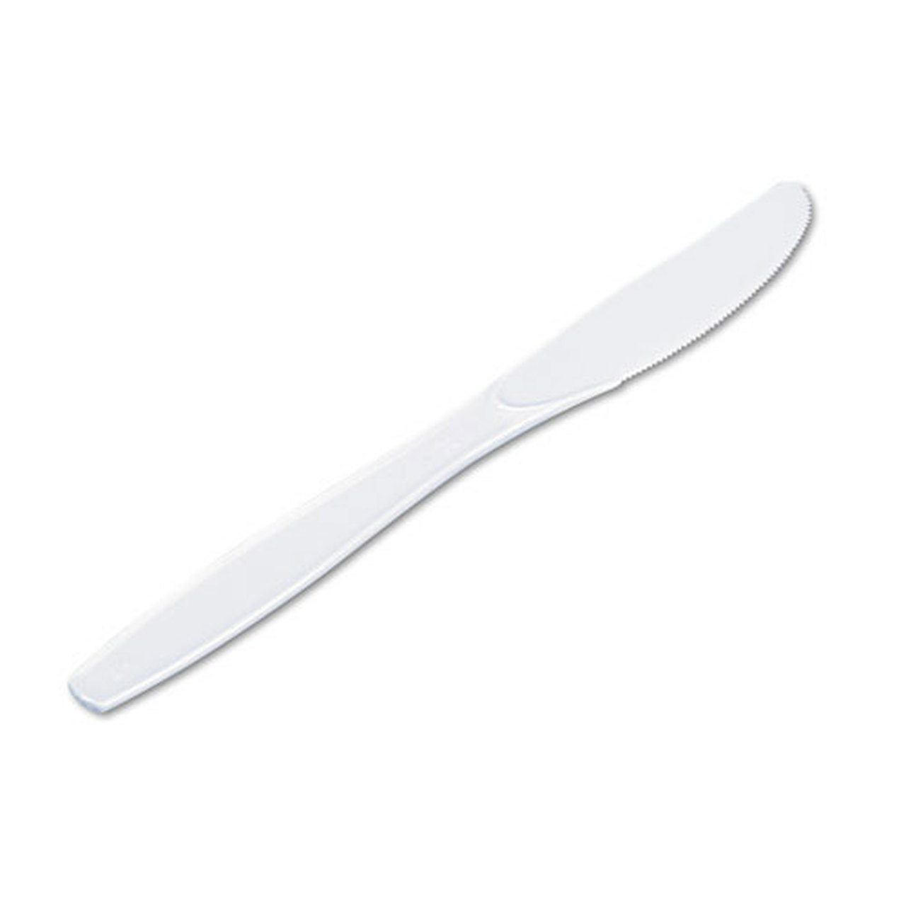 Heavyweight Polypropylene Knives, White, 1,000/carton (HEKN)