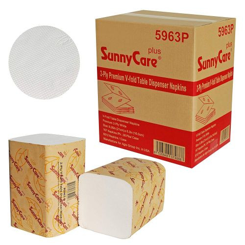 KWIK NAP, DISPENSER NAPKINS, INTERFOLDED, 2-PLY, 8.86" X 6.3", WHITE, 6000, CARTON