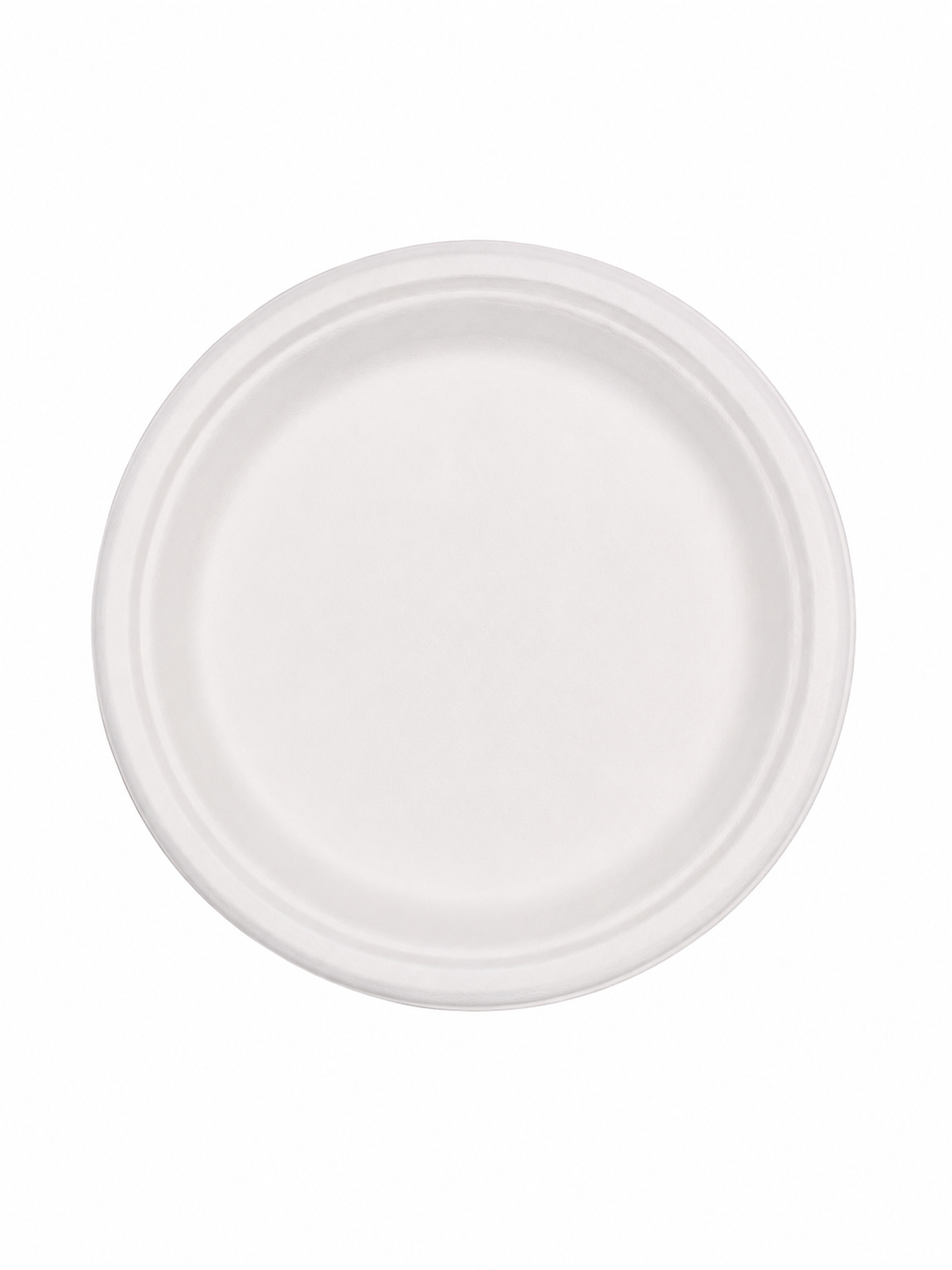 Bagasse Dinnerware, Plate, 9" Dia, White, ...