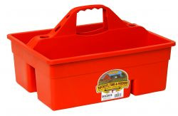 MAIDS CADDY, MEGA SIZE PLASTIC DURA TOTE, RED