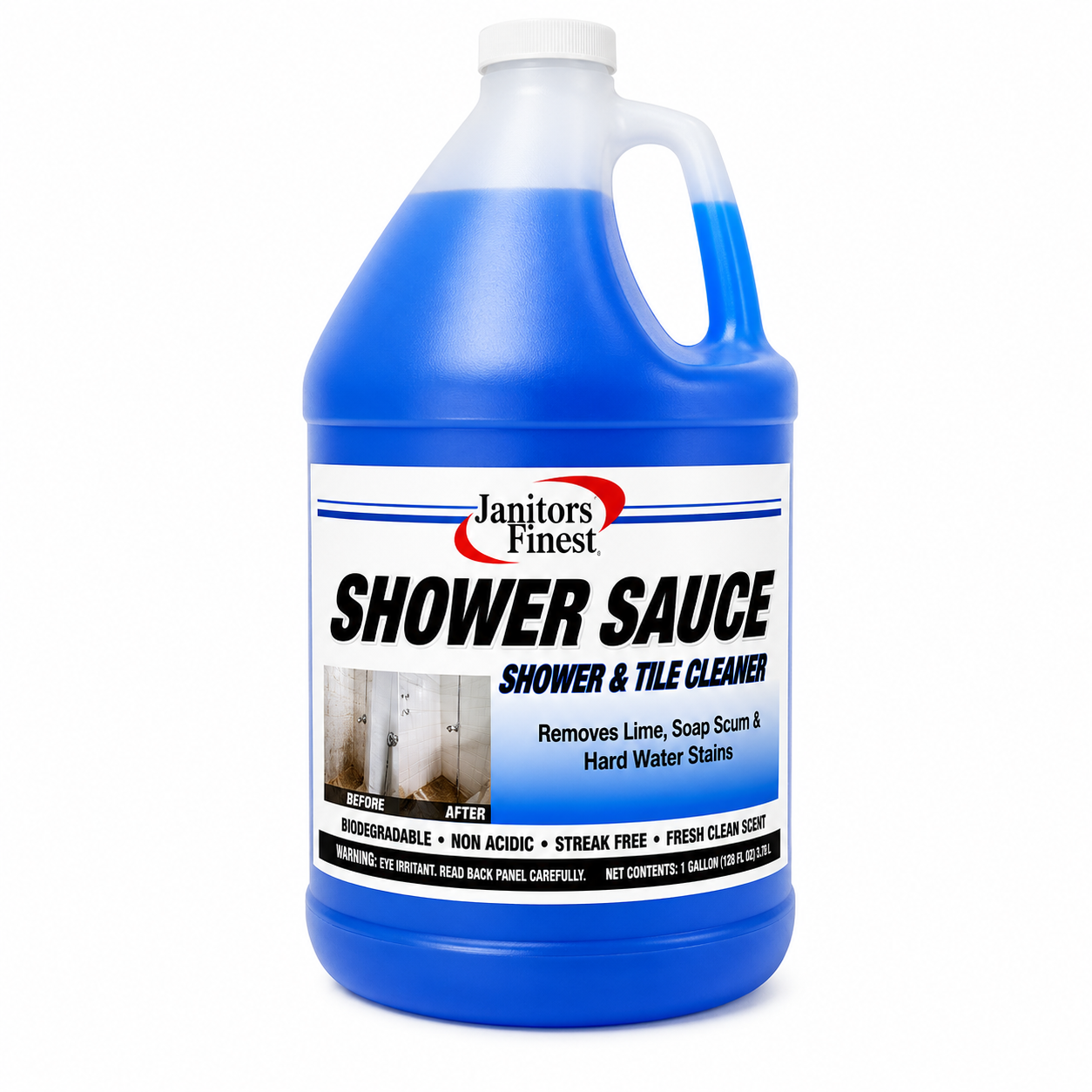 JANITORS FINEST®,  SHOWER SAUCE, SHOWER AND TUB CLEANER, GAL (4121EA)