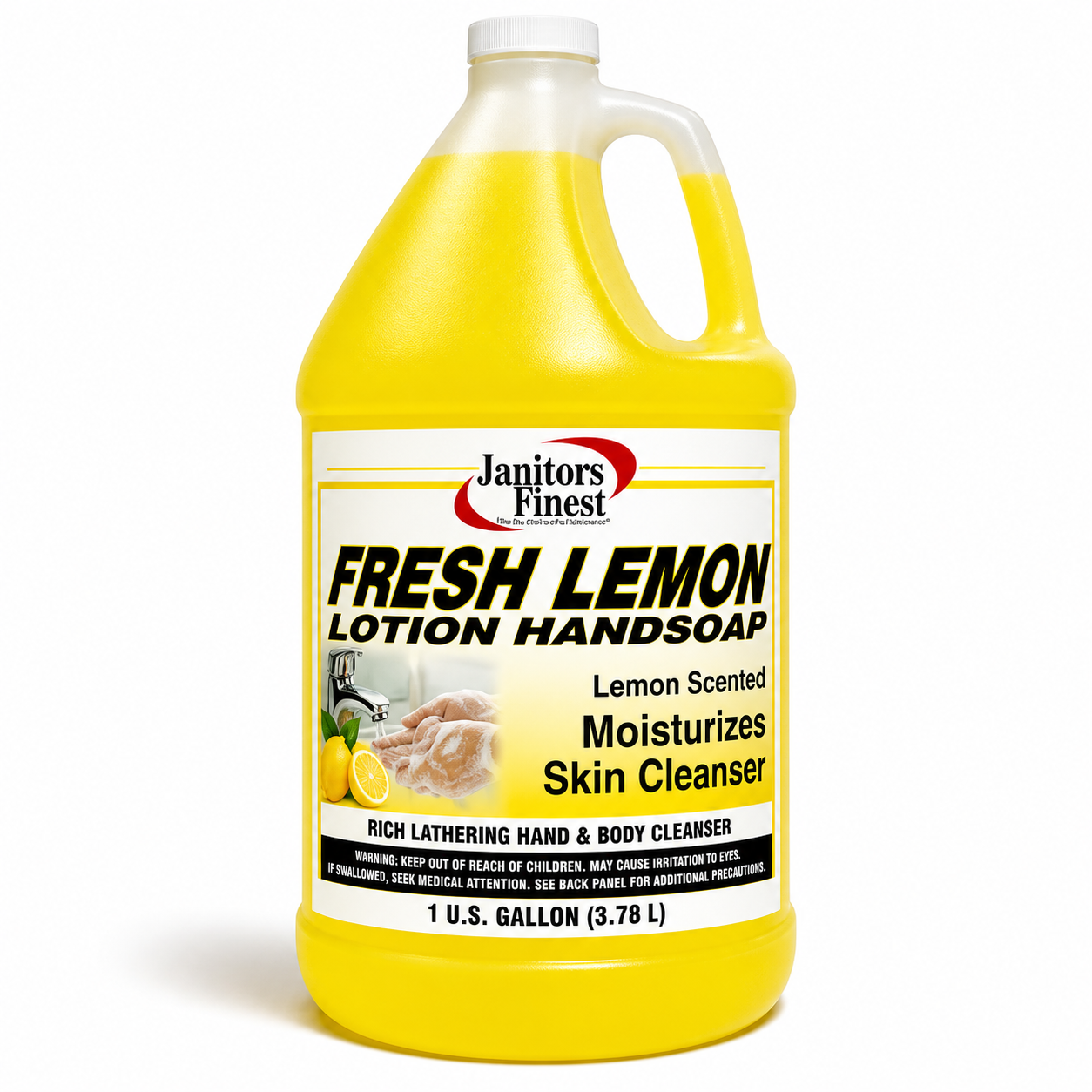 JANITORS FINEST, FRESH LEMON LOTION HAND SOAP, GALLON