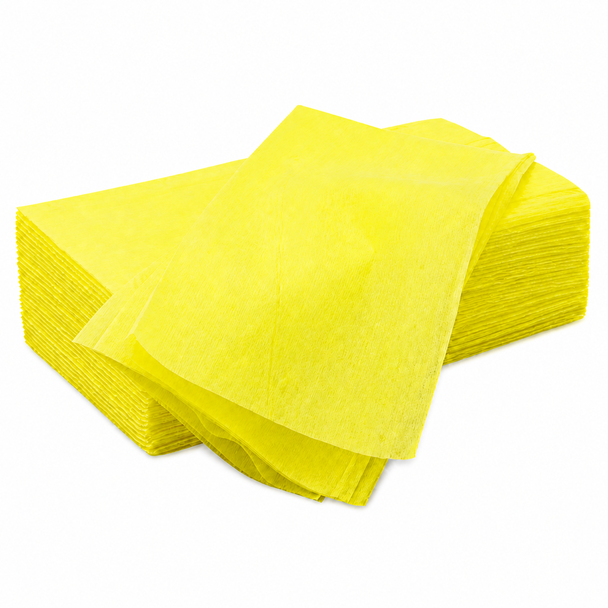 Masslinn Dust Cloths, 1-Ply, 24 x 24, Unscented, Yellow