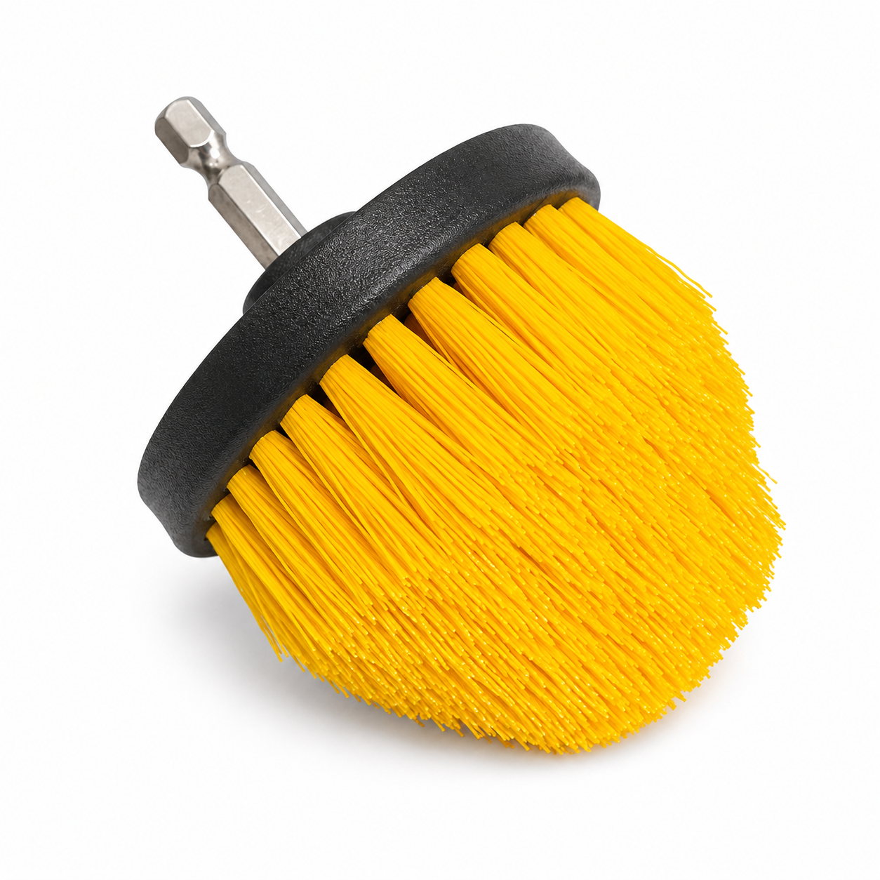Medium Stiff Round Scrub Brush for Power Drill