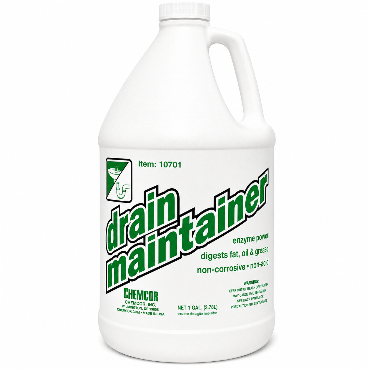 Chemcor Drain Maintainer Fat & Grease Emulsifier, Gallon (10701EA)