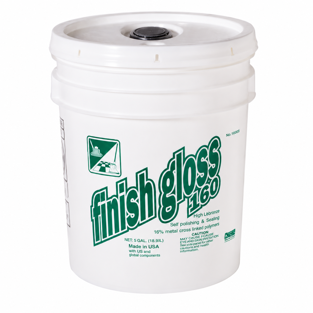 Finish Gloss Floor Wax 16%, 5 GAL