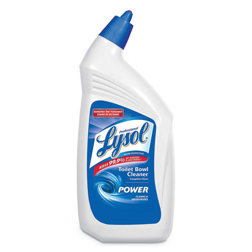 Lysol Disinfectant Toilet Bowl Cleaner, 32oz Bottle, 12/Carton