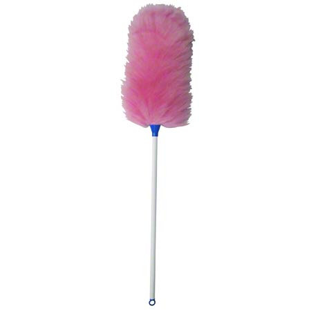 #LF2410, 28" LAMBSWOOL DUSTER, W/ PLASTIC HANDLE