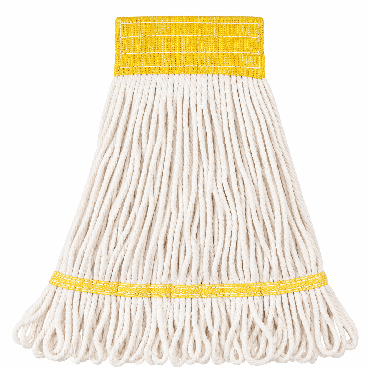 Super Loop Wet Mop Head, Cotton/Synthetic, Large Size, White,