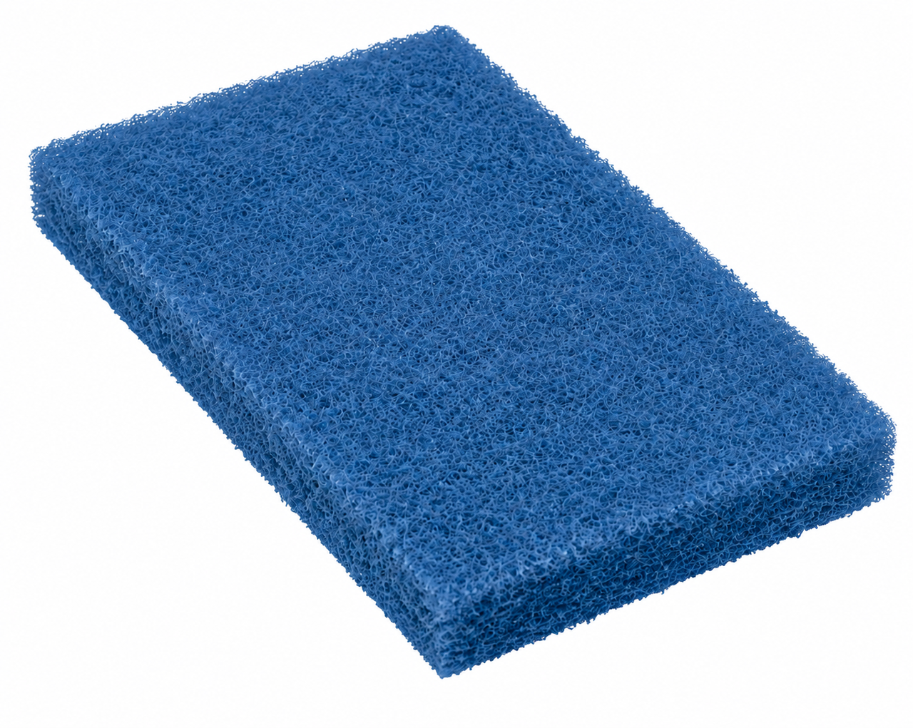 Medium  Duty Blue Utility Pads, 4" x 10", 5 Pads/Pack