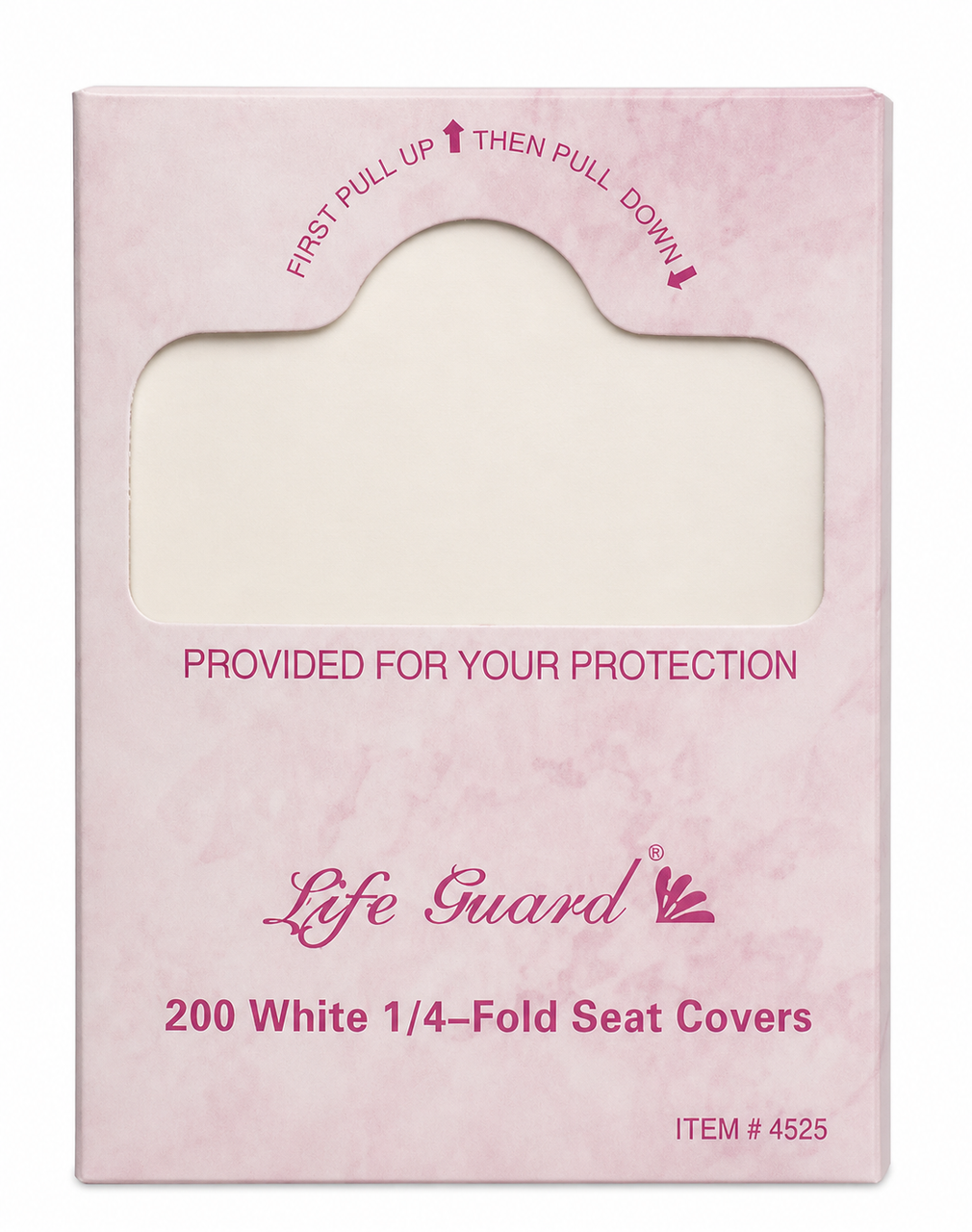 LIFE GUARD PREMIUM TOILET SEAT COVERS QUARTER FOLD (4525)