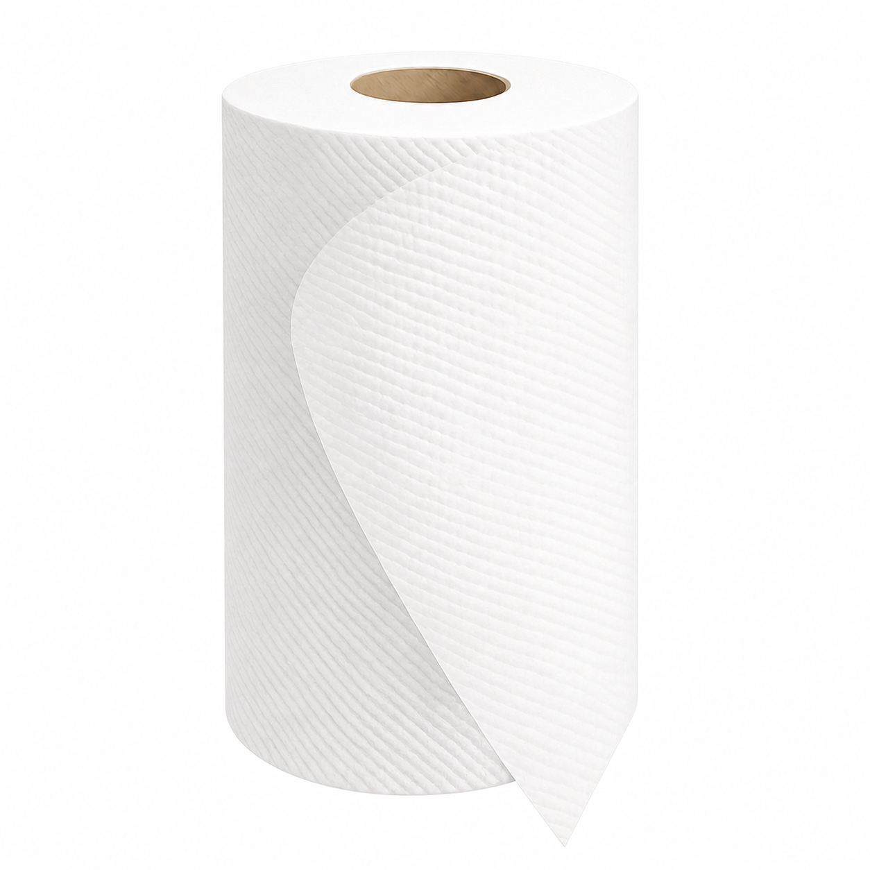 HARDWOUND PAPER ROLL TOWELS, 8" X 350`, WHITE , 12 ROLLS/CASE (5101)