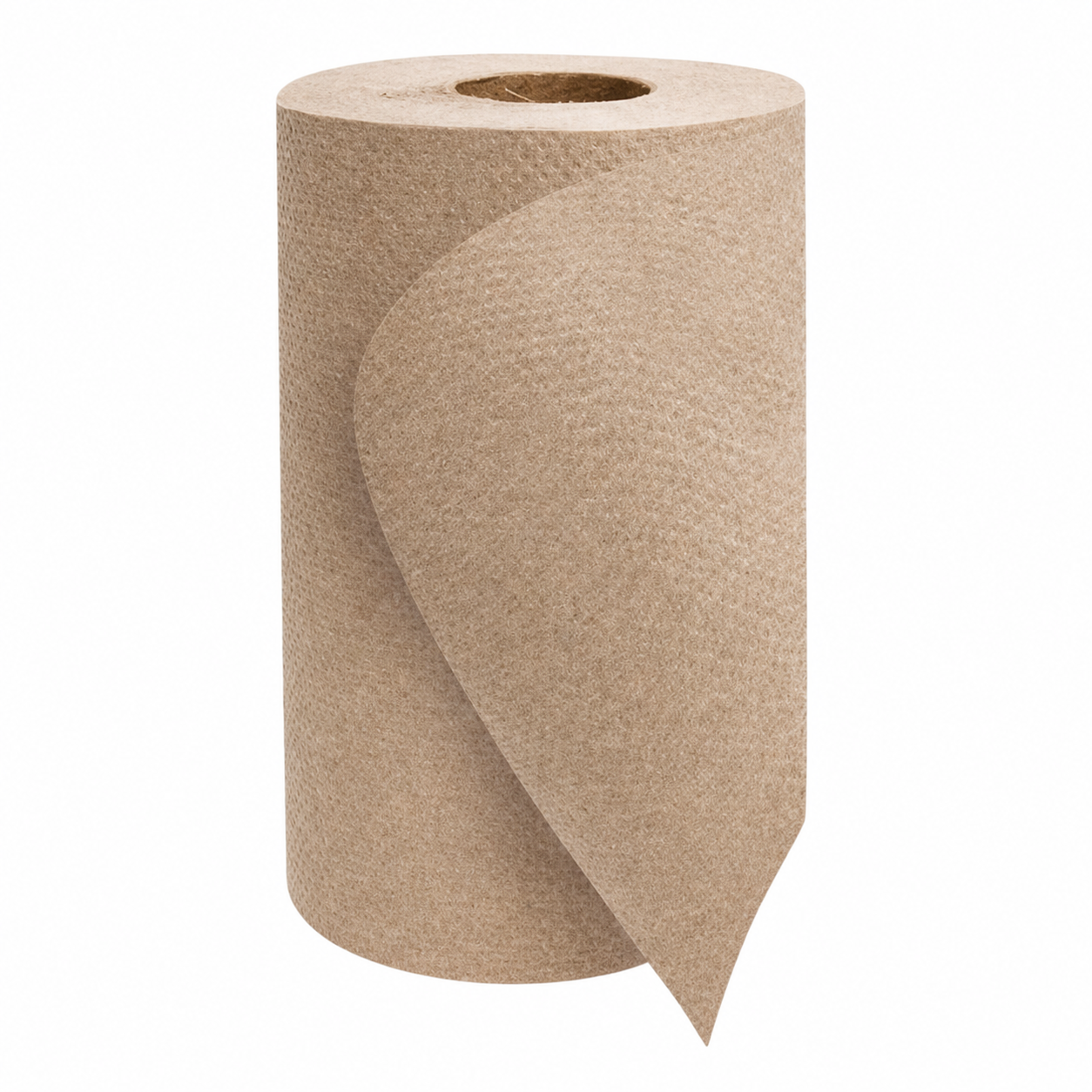 HARDWOUND PAPER ROLL TOWELS, 8" X 350`, NATURAL , 12 ROLLS/CASE (5104)