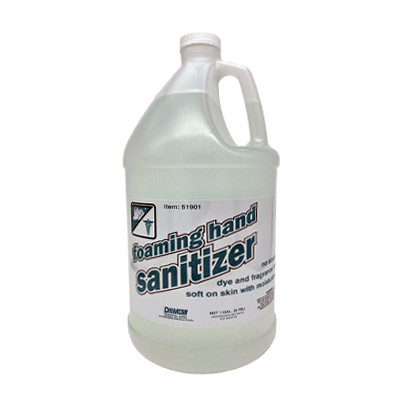 Chemcor Alcohol - Free, Liquid, Foaming Hand Sanitizer, Gallon (51901EA)