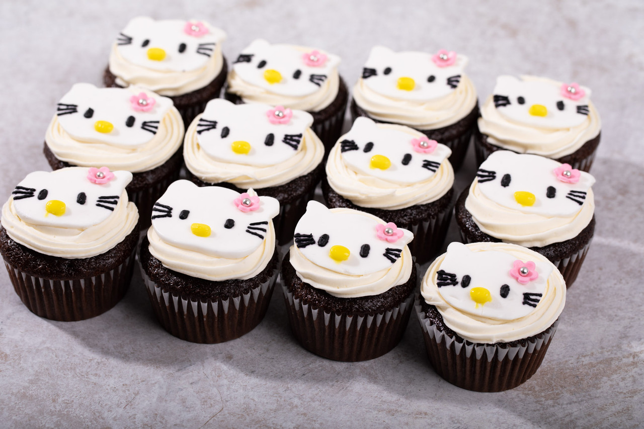 The Hello Kitty cupcake