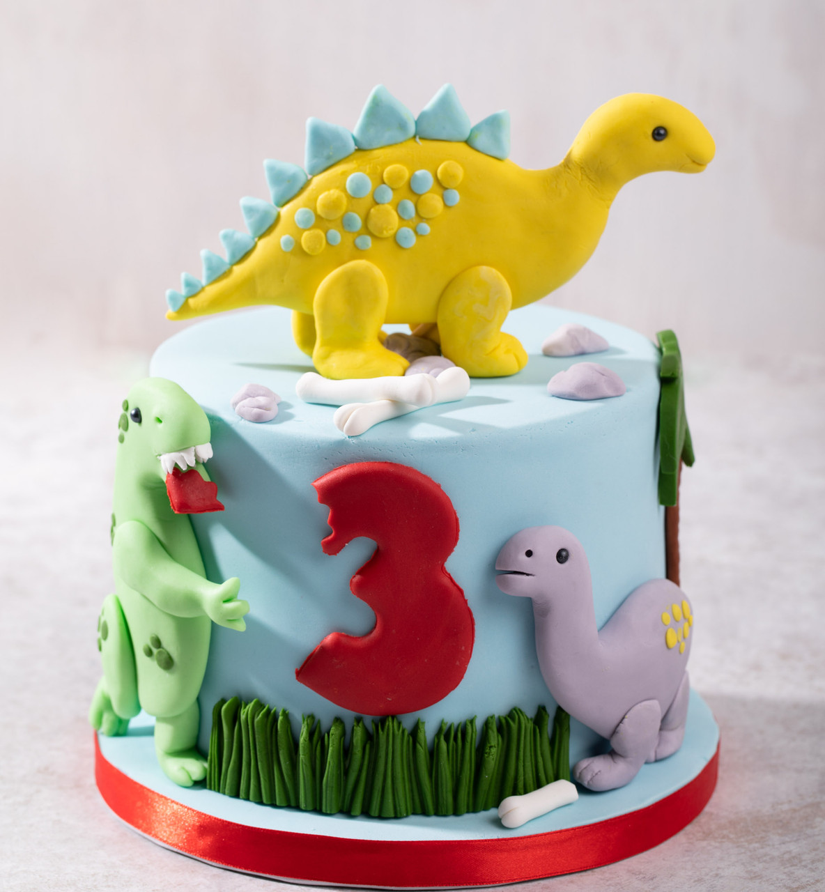 METIXOZE Glitter Dinosaur Cake Topper 3rd Birthday,Baby Pink India | Ubuy