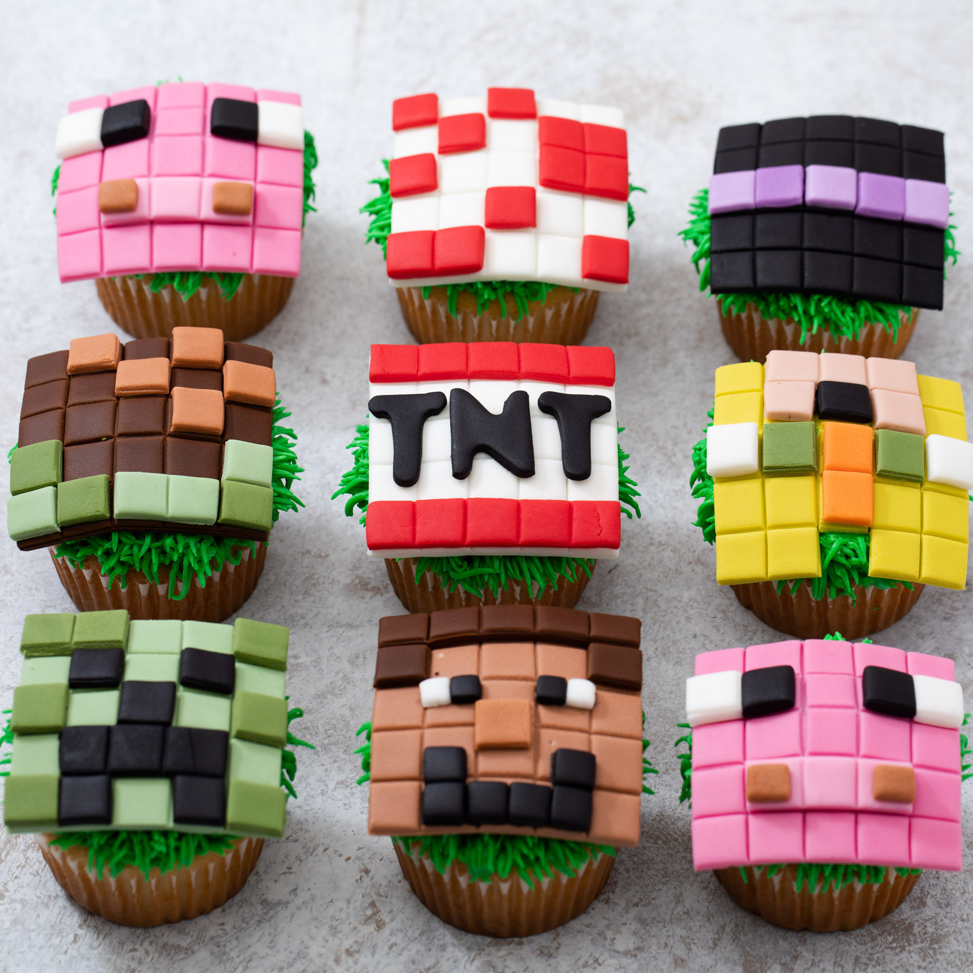 Minecraft Cupcakes