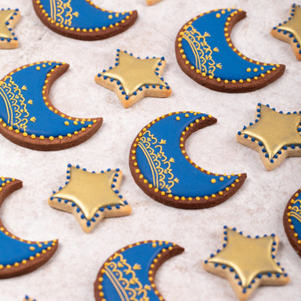 Crescent Star Cookies