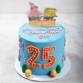 Spongebob Icing Cake