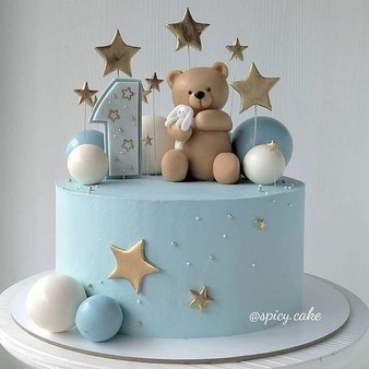 Bear Skies Cake