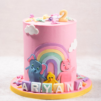 Cocomelon 6 Cake