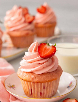 Strawberry Cupcakes