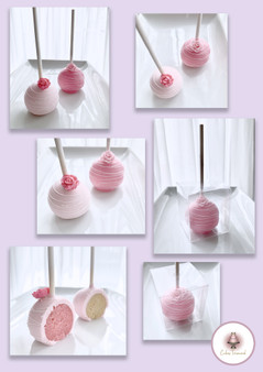 Flowerbomb Cake Pops