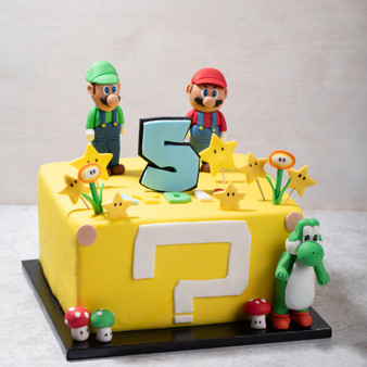 Super Mario Box Cake