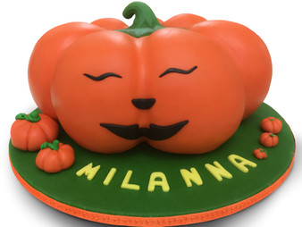 3D Pumpkin Cake