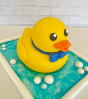 Rubber Ducky Cake