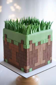 Minecraft Block Cake