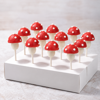 Mushroom Cake Pops