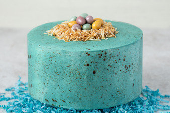 Blue Robin Cake