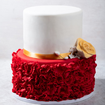 Flamenco Ruffles Cake