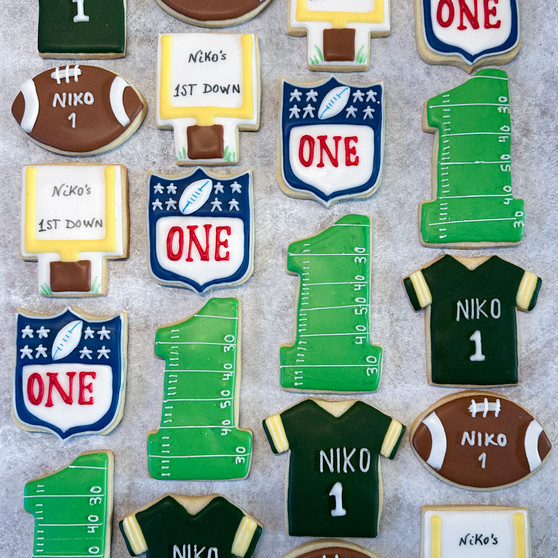 First Football Cookies