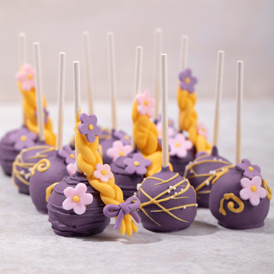 Tangled Cake Pops