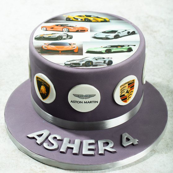 Car Collection Cake