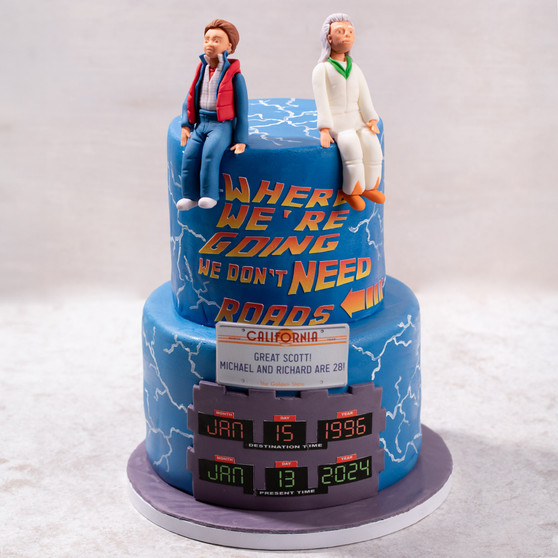 Back To The Future Cake