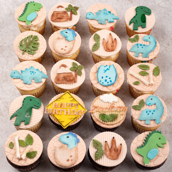 Dino World Cupcakes