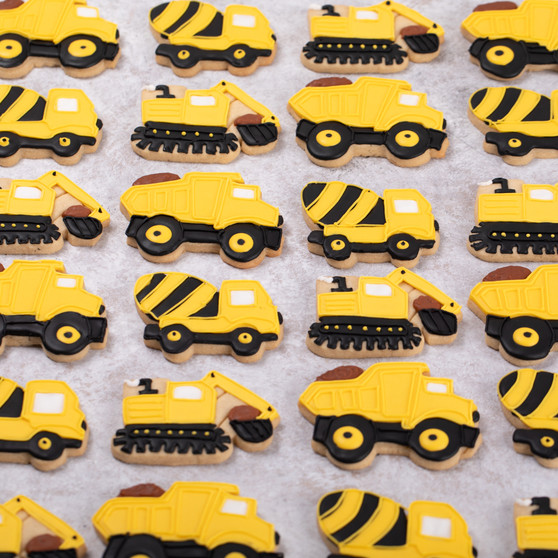 Construction Trucks Cookies