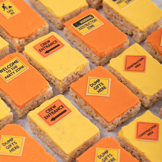 Construction Theme Rice Krispies
