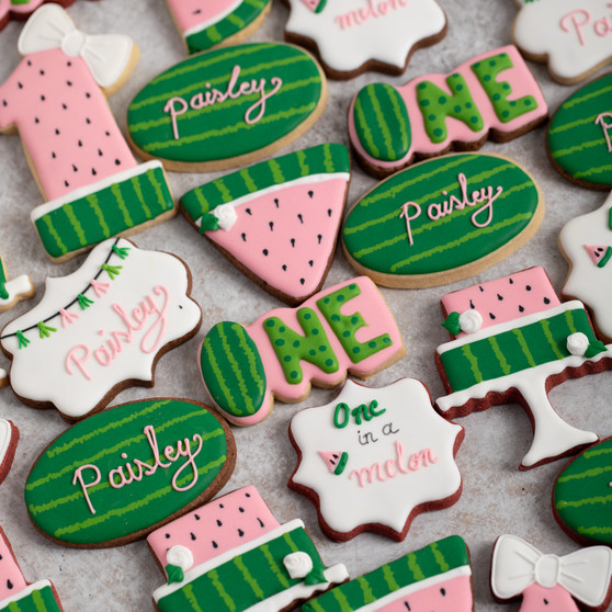 Watermelon Cookies