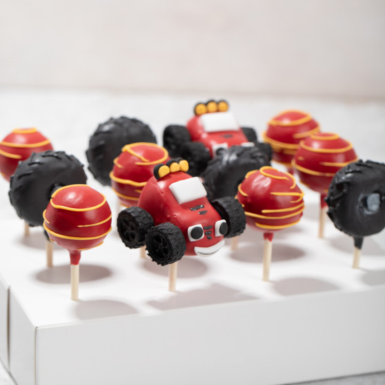 Blaze Cake Pops