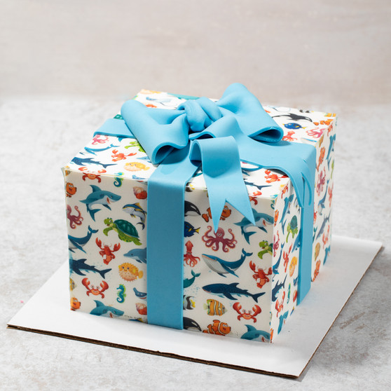 Gift Box Cake