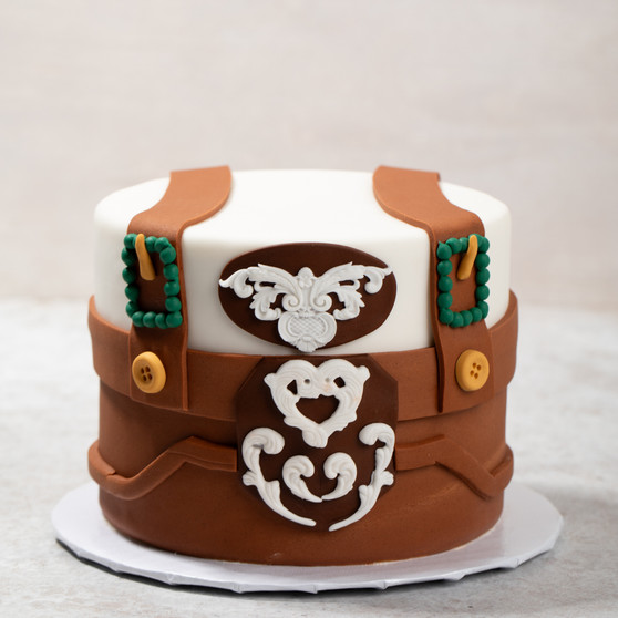 Oktoberfest Lederhosen Cake
